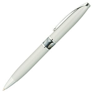 Additional Image 1 - a white pen with a silver logo