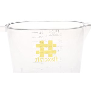 Additional Image 1 - a clear plastic cup with a hashtag symbol