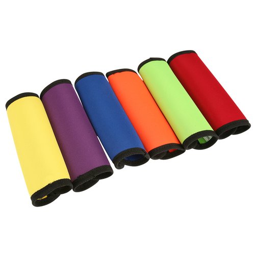 Additional Image 3 - a group of colorful rolls of fabric