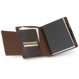 Additional Image 1 - a brown wallet with a silver buckle