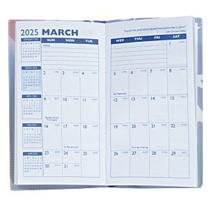 Additional Image 1 - a calendar page with blue text