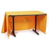 View Image 2 of 3 of Hemmed Open-Back Poly/Cotton Table Throw - 4'