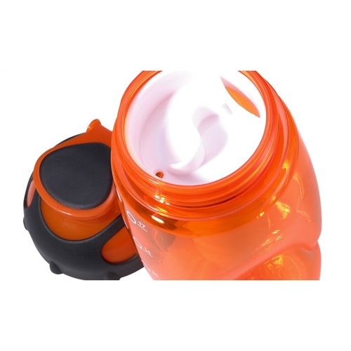 Additional Image 4 - an orange and black plastic bottle