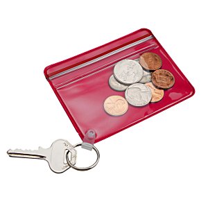 Additional Image 1 - a key chain and a red card with coins
