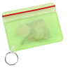 View Image 2 of 3 of Waterproof Wallet with Key Ring - Translucent