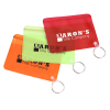 View Image 3 of 3 of Waterproof Wallet with Key Ring - Translucent
