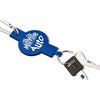 View Image 2 of 2 of Key Clips Carabiner - Transparent - Square