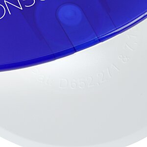 Additional Image 2 - a close up of a blue and white object