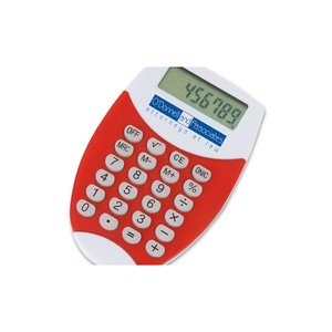 Additional Image 3 - a red and white calculator