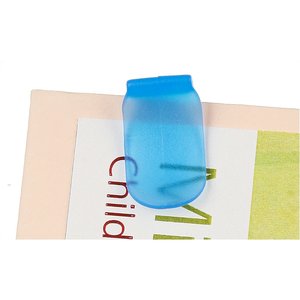 Additional Image 3 - a blue plastic cup on a book