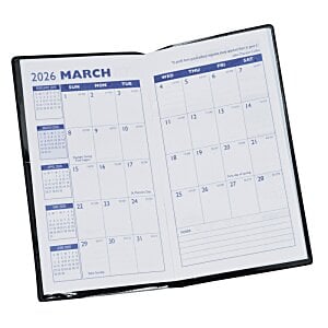 Additional Image 1 - a calendar with blue writing on it