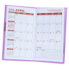 View Image 4 of 4 of Monthly Pocket Planner with Pen - Translucent - Academic