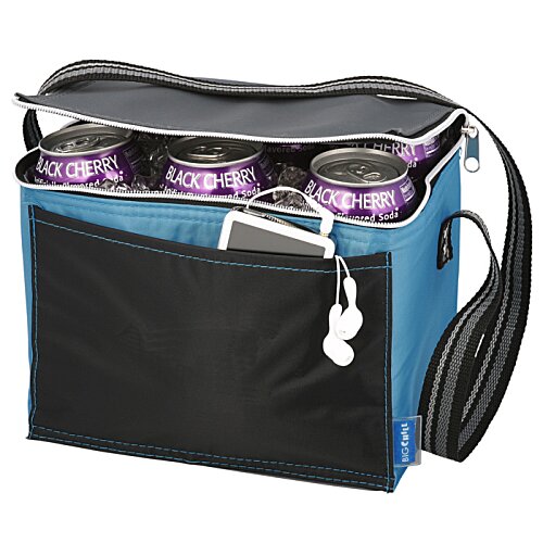 Additional Image 2 - a grey bag with blue trim