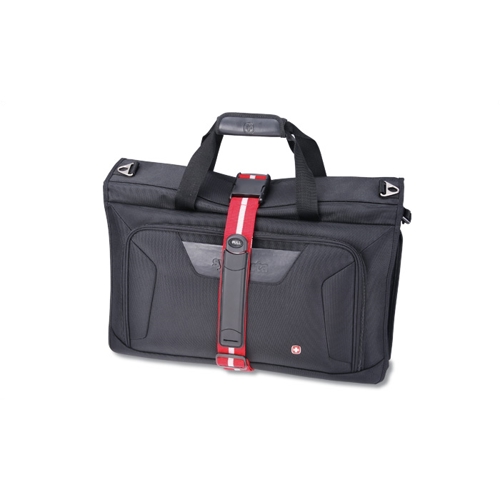 Additional Image 2 - a black bag with a red strap