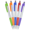 a group of pens in different colors