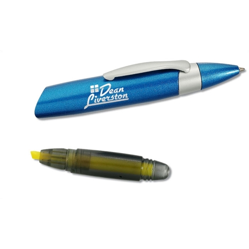 Additional Image 2 - a blue pen with a green pen