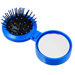 Additional Image 2 - a blue round brush with black bristles