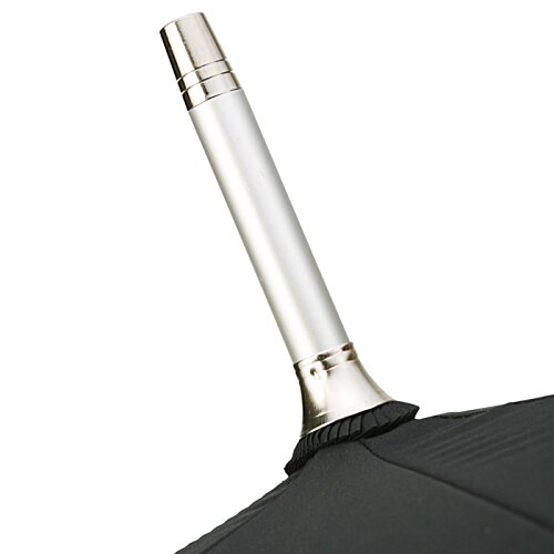 Additional Image 2 - a clear tube on a black umbrella