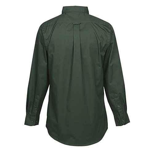 Additional Image 2 - a back view of a green shirt