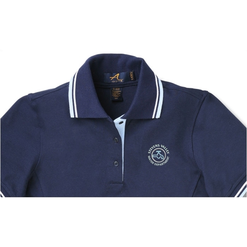 Additional Image 1 - a close up of a blue shirt
