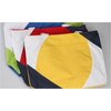 View Image 2 of 5 of Geo Color Block Tote - White
