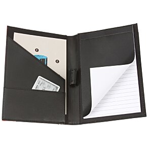 Additional Image 1 - a black folder with a white paper inside