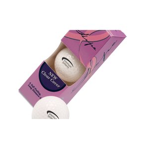 Additional Image 1 - a pink package with white balls