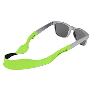 Additional Image 2 - a pair of sunglasses with a green strap