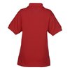 View Image 2 of 2 of Venice 60/40 Blend Pique V-Neck Polo - Ladies'