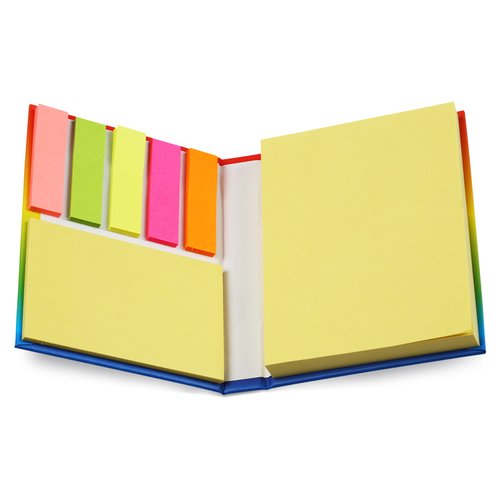 Additional Image 1 - a yellow folder with colorful stickers