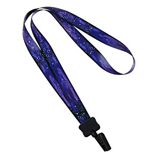 Additional Image 1 - a lanyard with a black clip