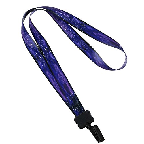Additional Image 1 - a lanyard with a black clip