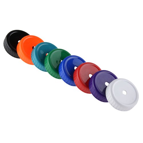 Additional Image 2 - a row of colorful plastic objects