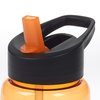 View Image 3 of 3 of Comfort Grip Bottle with Two-Tone Flip Straw Lid - 27 oz.