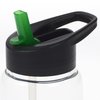 View Image 3 of 3 of Clear Impact Comfort Grip Bottle with Two-Tone Flip Straw Lid - 27 oz.