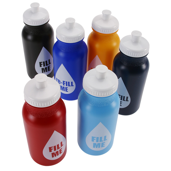  Sport Bottle with Push Pull Lid - 20 oz. - Colors