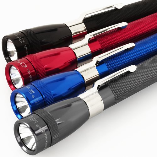 Additional Image 2 - a group of flashlights in a row
