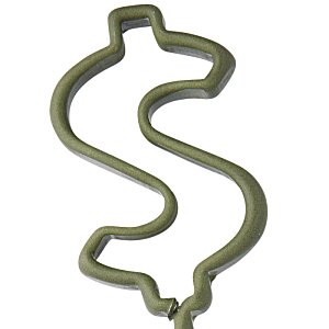 Additional Image 1 - a dollar sign made out of wire