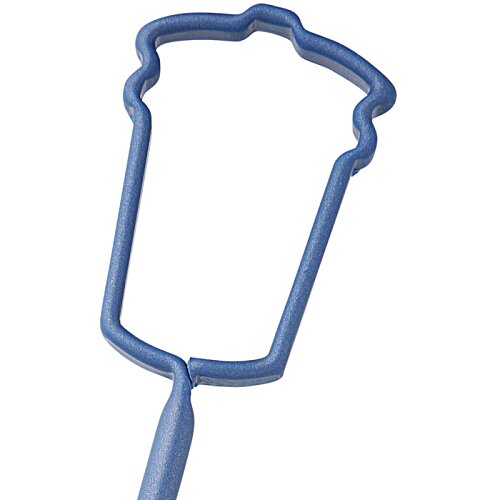 Additional Image 1 - a blue and white straw
