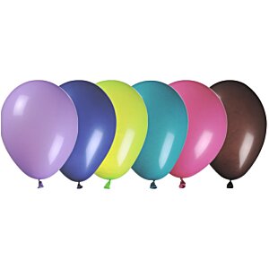 Additional Image 2 - a row of balloons in different colors