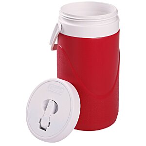 Additional Image 1 - a red and white container with a lid