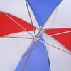 View Image 2 of 4 of Budget-Beater Golf Umbrella - Red/White/Blue - 60" Arc - 24 hr