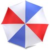 View Image 3 of 4 of Budget-Beater Golf Umbrella - Red/White/Blue - 60" Arc - 24 hr
