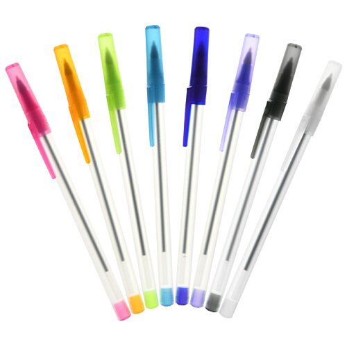 Additional Image 3 - a group of pens in a row