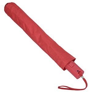 Additional Image 2 - a red umbrella with a red cover
