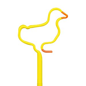 Additional Image 1 - a yellow line drawing of a chicken