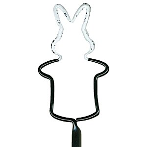 Additional Image 1 - a black outline of a rabbit