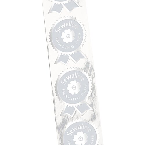 Additional Image 1 - a white and grey ribbon