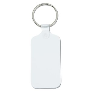 Additional Image 1 - a white key chain with a ring