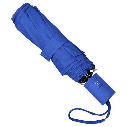Additional Image 1 - a blue umbrella with a strap